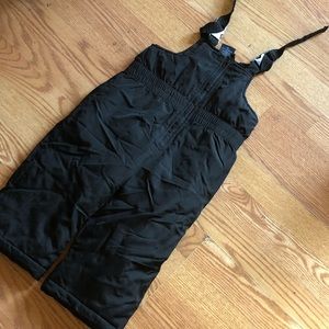 2T pink coat and black snowpants